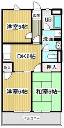 北町ハイツ2の物件間取画像